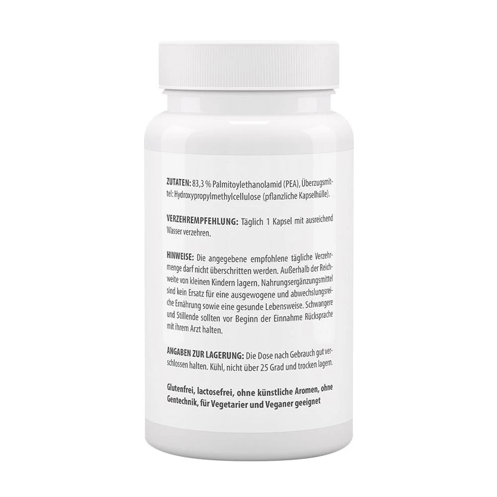 Vitaworld - PEA 600 mg Palmitoylethanolamid (90 Kapseln) – Bild 3