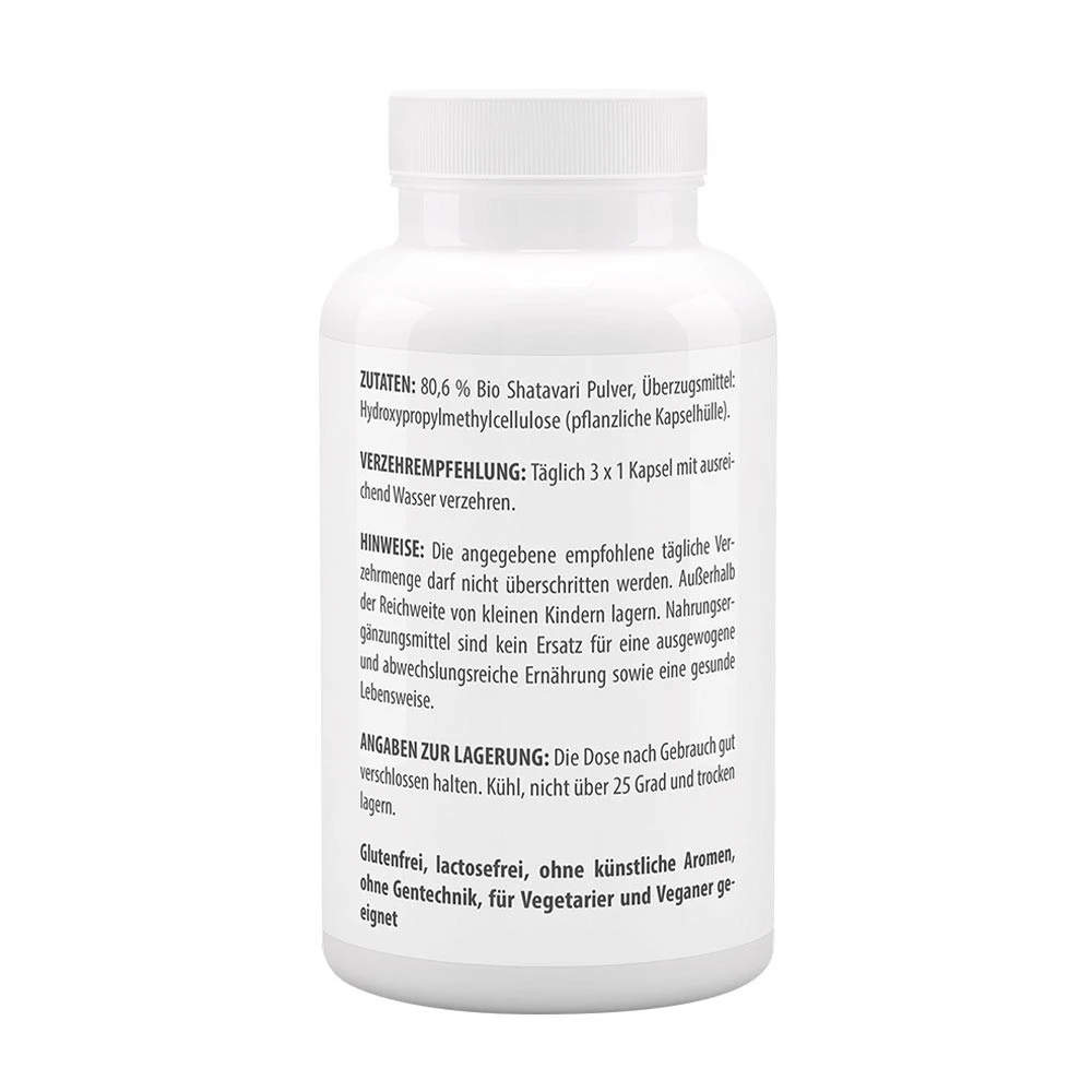 Vitaworld - Bio Shatavari 500 mg (180 Kapseln) – Bild 3