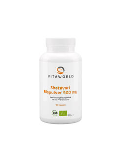 Vitaworld Shatavari 500 mg Organic (180 Capsules)