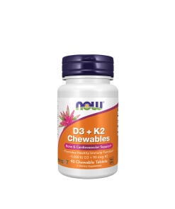 NOW D-3 + K-2 (MK-7) (90 Chewables)