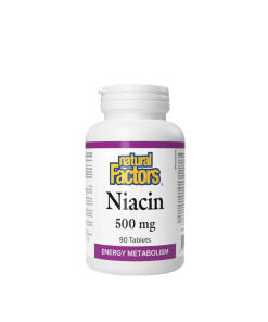 Natural Factors Niacin 500 mg (90 Tabletten)