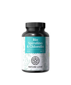 Nature Love Organic Spirulina & Chlorella (360 Tablets)