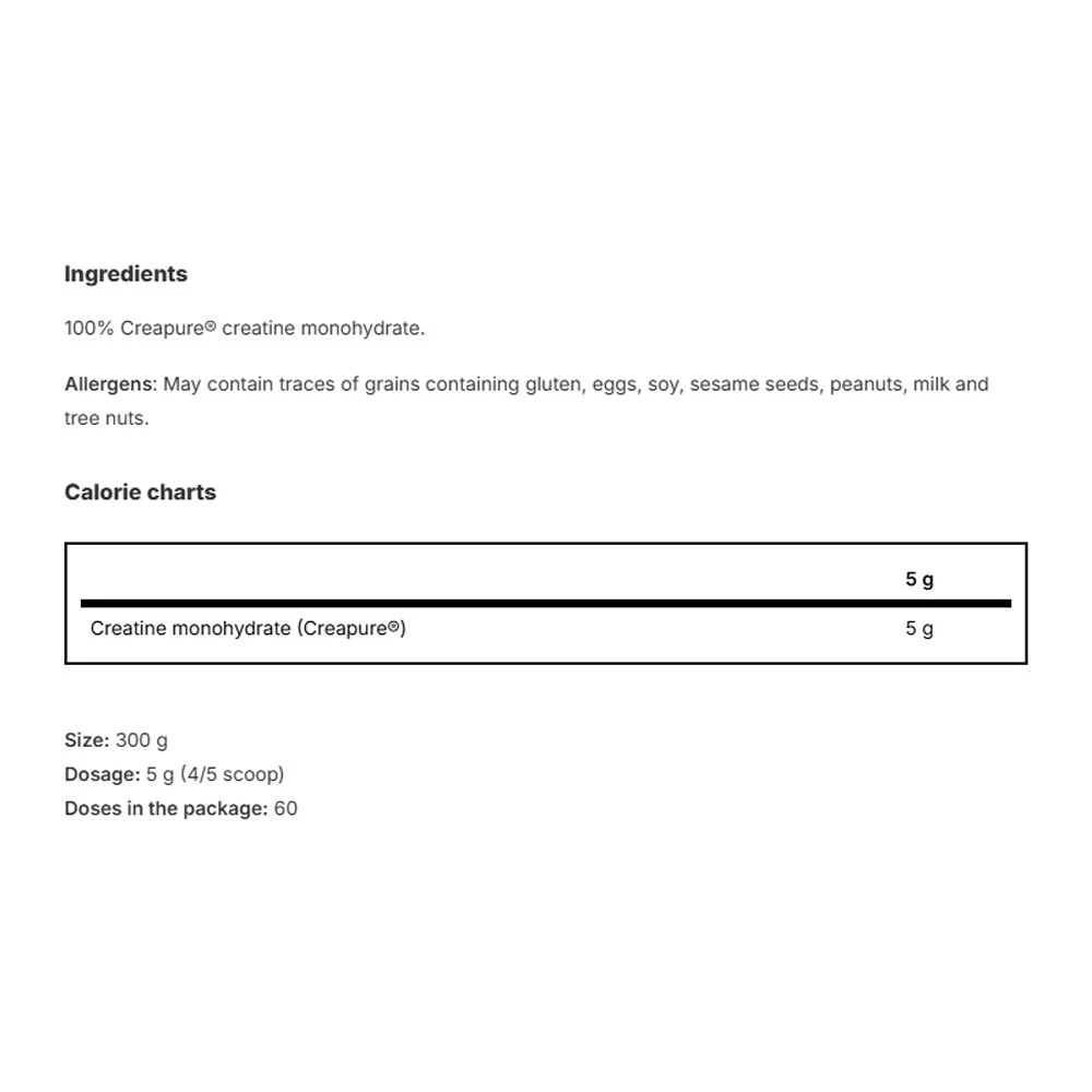 Vilgain - Vilgain Kreatin Creapure (300 g) – Bild 2
